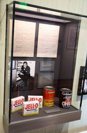 Some of Walt Disney's favorite foods - Jello and Chilli