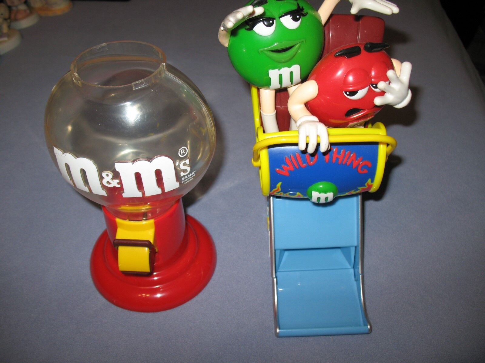 M&M\'s Candy Dispenser Rollercoaster WILD THING ROLLER COASTER Plus More 