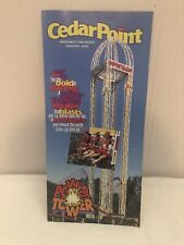 1998 Cedar Point Amusement Park Brochure Pamphlet Guide Book Roller Coaster Park picture