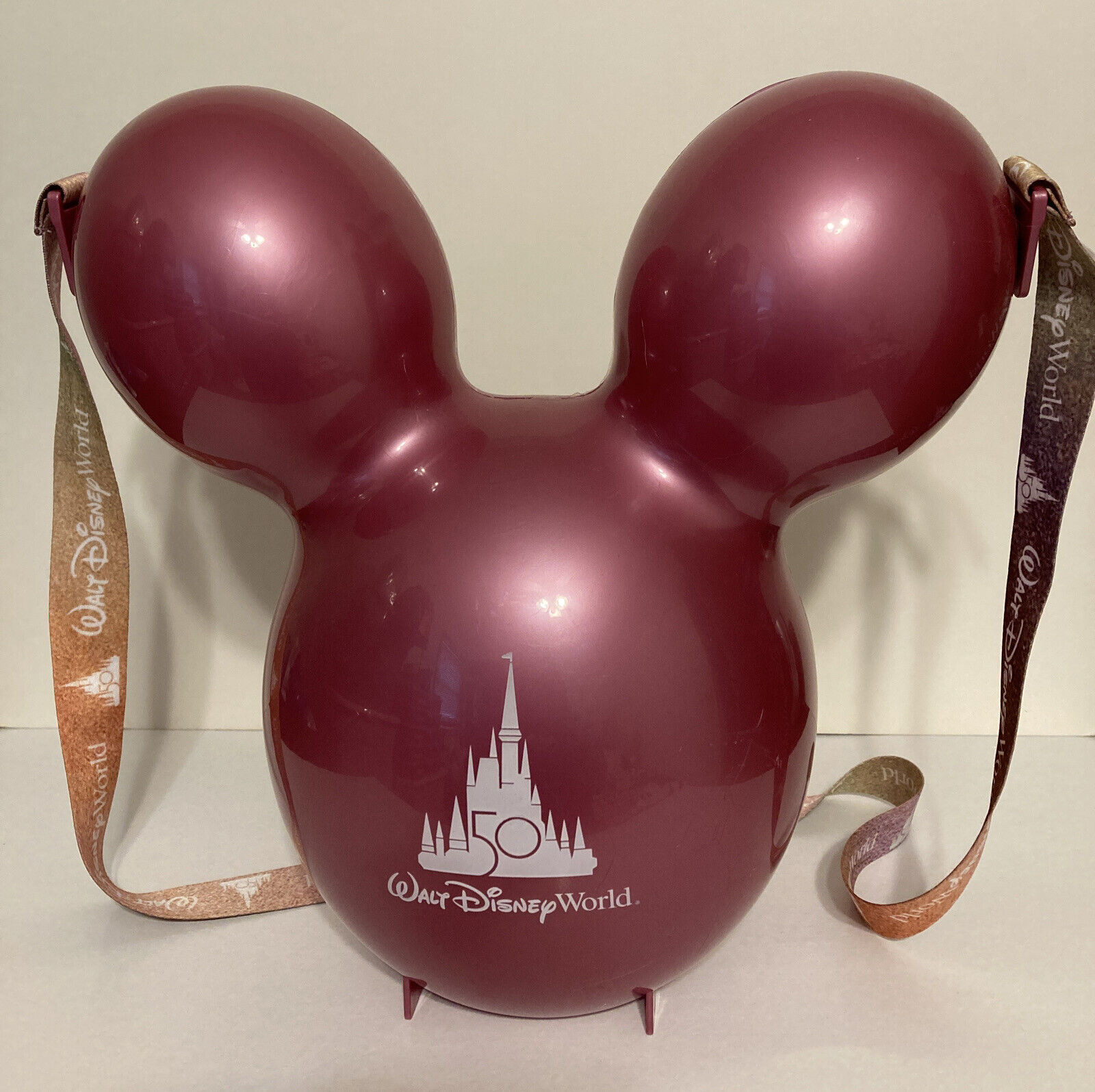 Walt Disney World 50th Anniversary Pink Balloon Popcorn Bucket