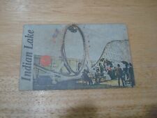 Coca Cola, Indian Lake Ohio Vintage Postcard Roller Coaster picture