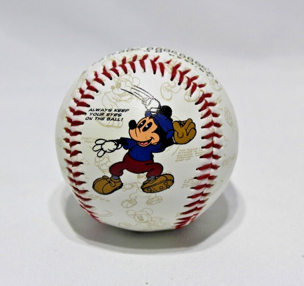 Walt Disney World Mickey Mouse Baseball Keep Your Eyes On The Ball