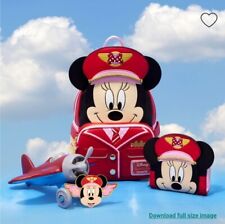 LE 1400/800 Minnie Mouse Pilot Cosplay Mini Backpack W/ Matching Wallet preorder picture