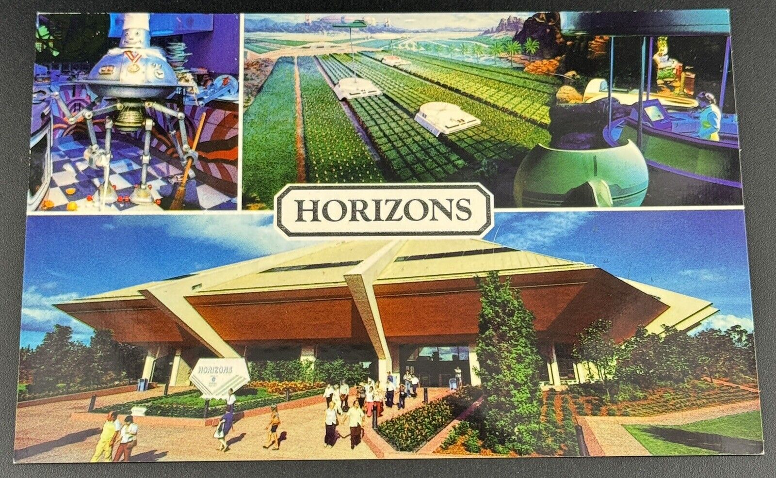 Walt Disney World Vintage Souvenir Postcard Epcot Center Future World Horizons
