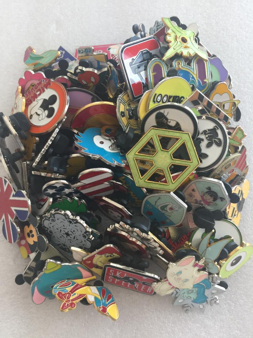 Disney Trading Pins-Lot of 25-No Duplicates-LE-HM-Rack-Cast-Free Shipping