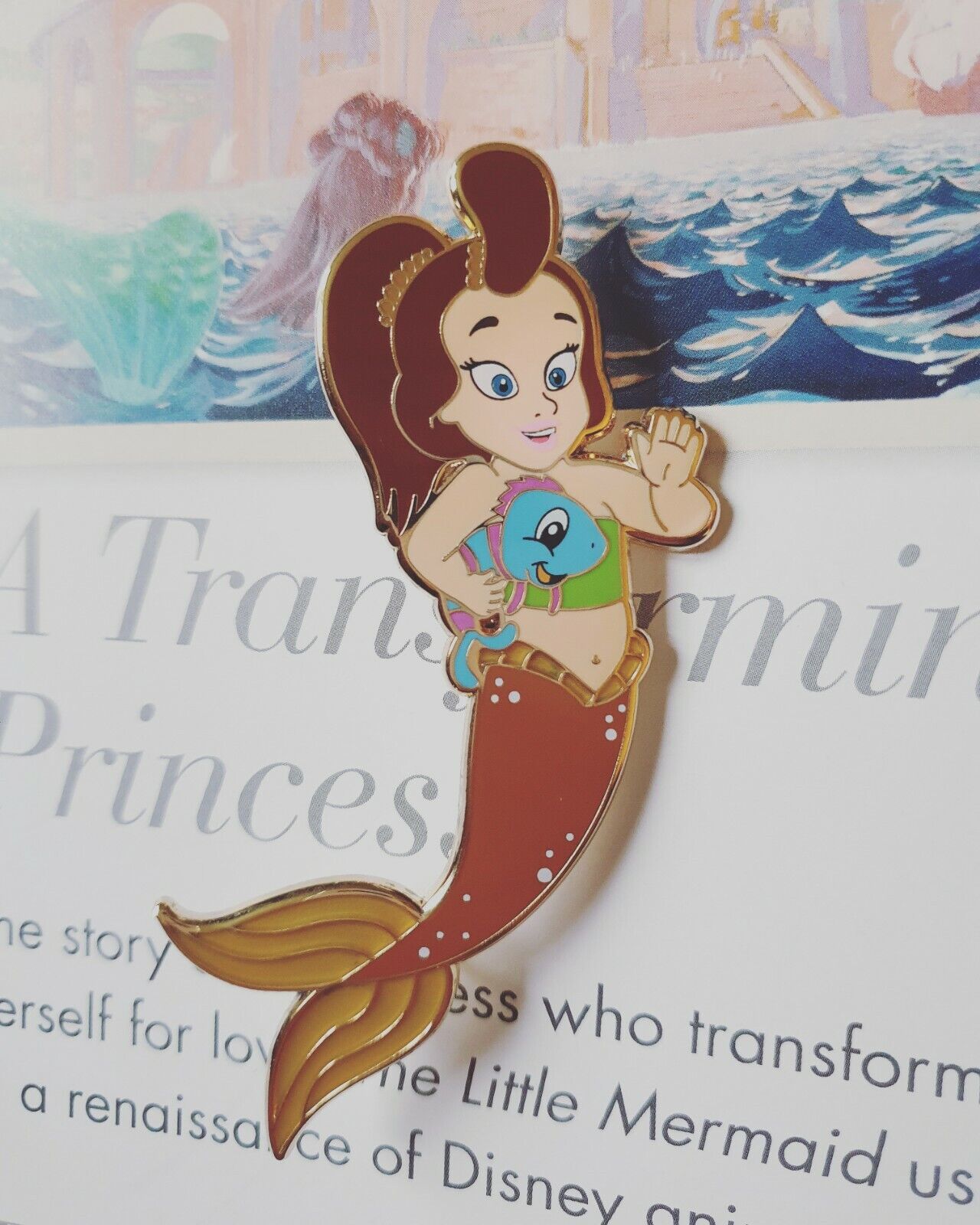 Disney Fantasy Pin Ariel Sister Adella Merbaby LE Pin Daughter\'s of Triton 
