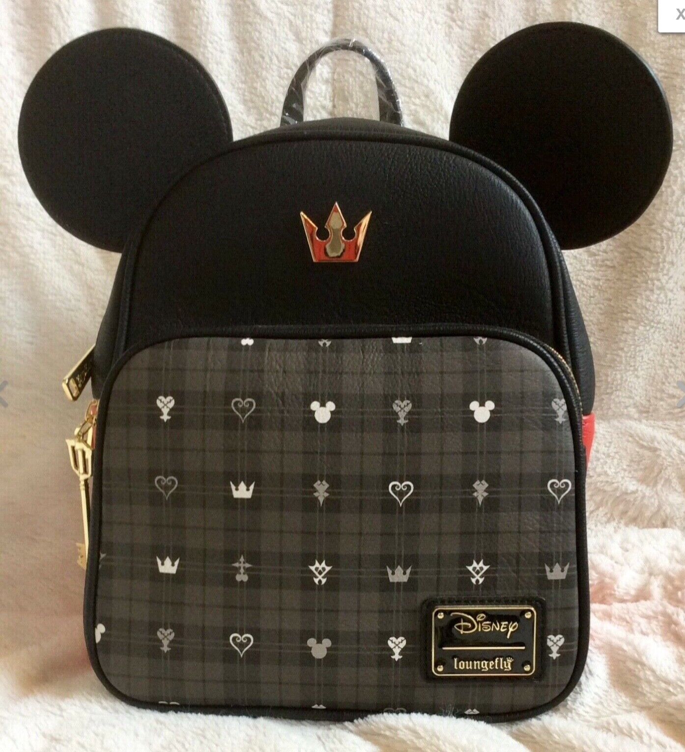 Loungefly Mickey Mouse Kingdom Hearts Mini Backpack, NEW WITHOUT TAGS