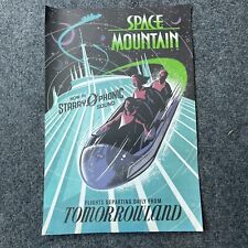 Vintage Disney Space Mountain Tomorrowland Attraction Promo Poster picture