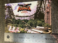 Knoebels Elysburg Pennsylvania amusement park Phoenix roller coaster postcard picture