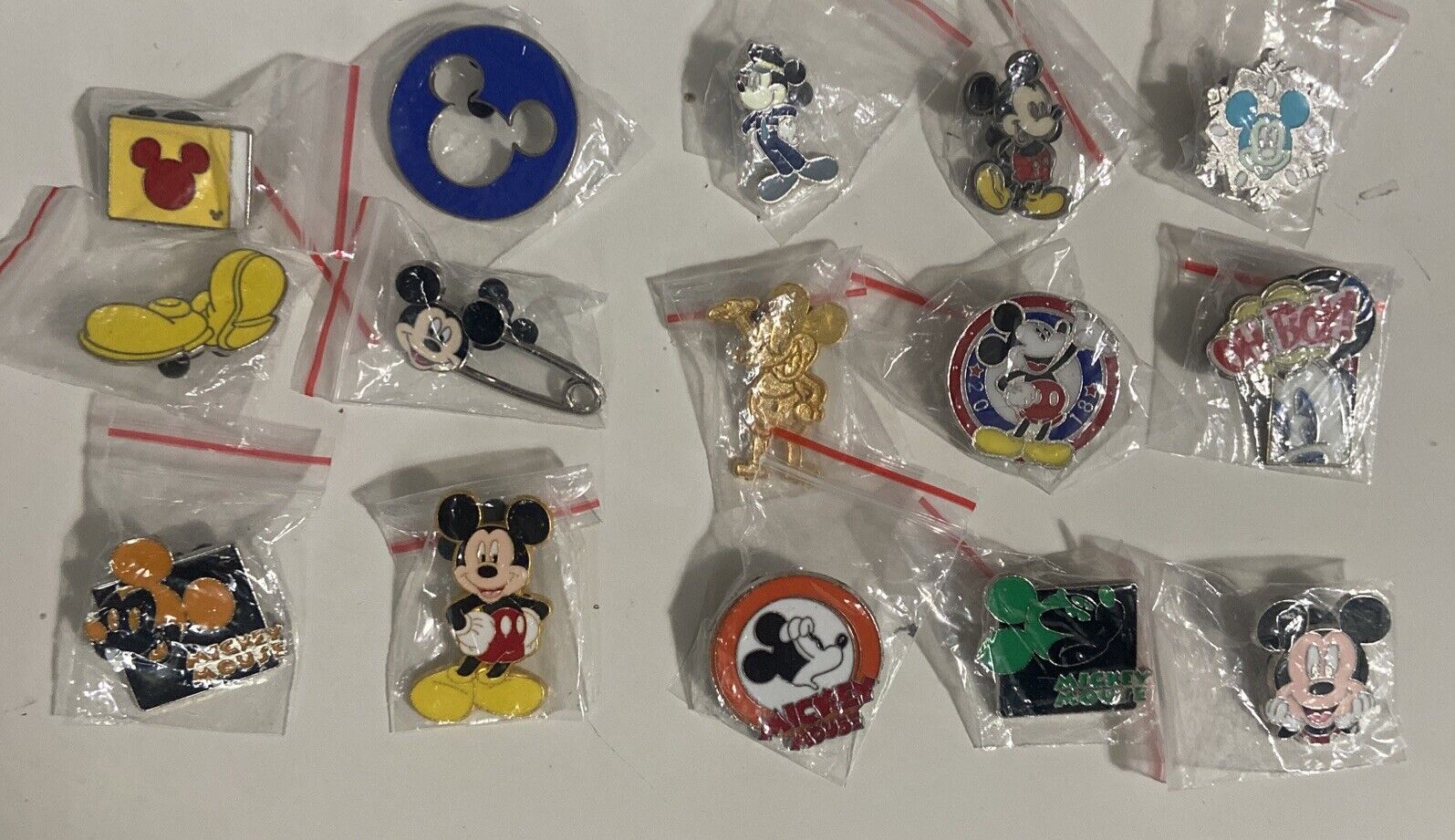 Disney Mickey Mouse Only Pins lot of 15