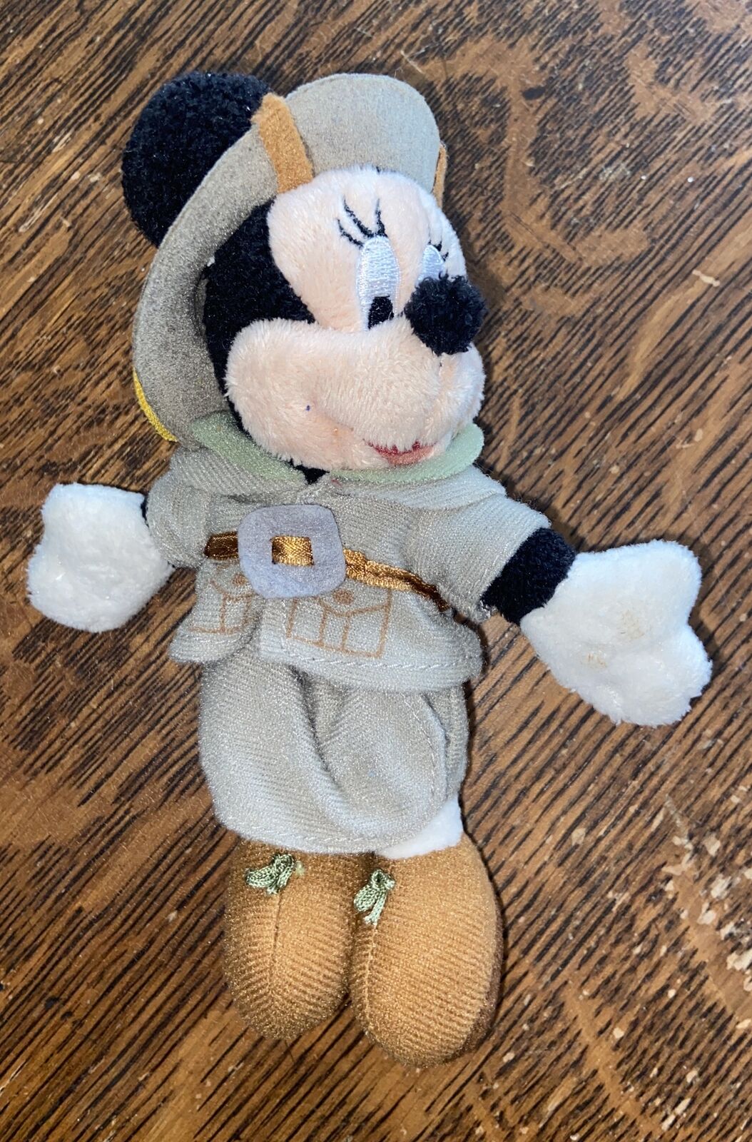Safari Minnie Mouse 6” Mini Plush Disney World Doll Toy