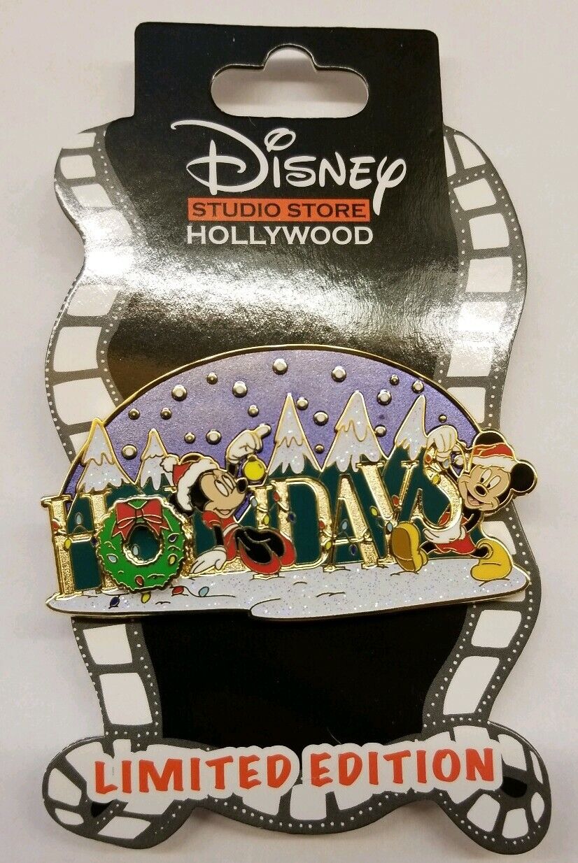  Mickey Minnie Mouse Holidays Pin Surprise DSF DSSH Christmas Disney NEW LE 150