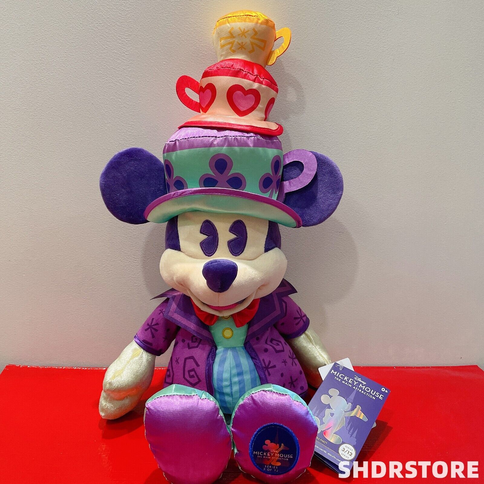 Disney authentic Mickey mouse plush the main attraction Mad Tea Party March 3/12