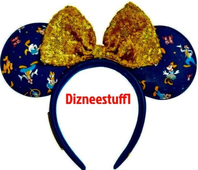 2021 Walt Disney World 50th Anniversary Loungefly Minnie Ear Headband NEW Tags