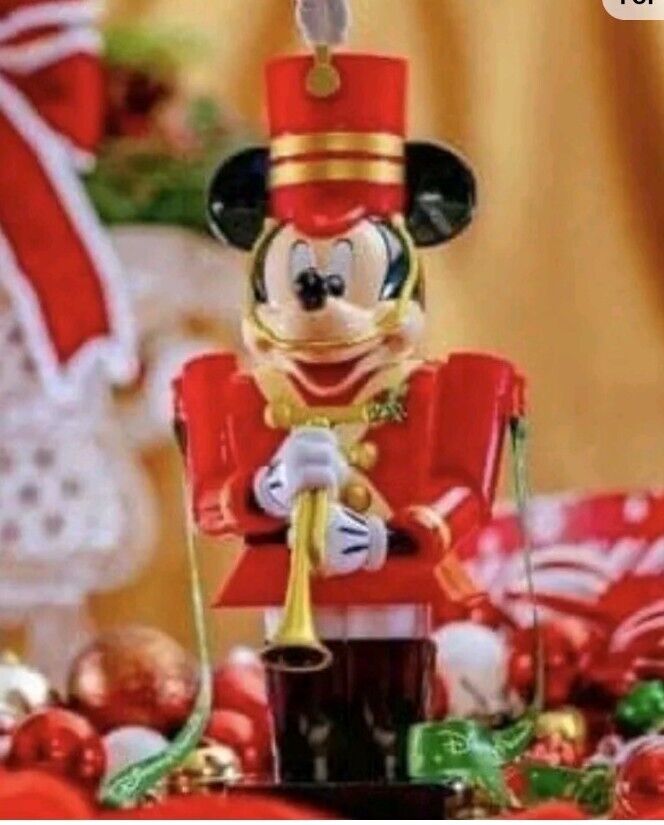 Disney Parks Happy Holidays Mickey Mouse Toy Soldier Popcorn Bucket NEW