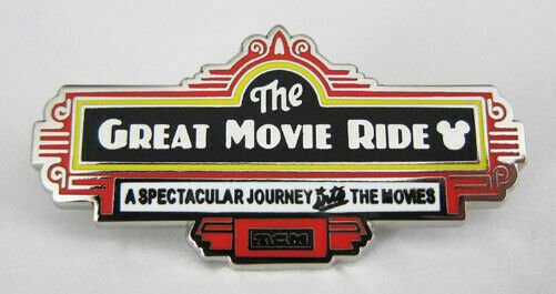 Disney Pin The Great Movie Ride Hidden Mickey Disney World Attraction Signs
