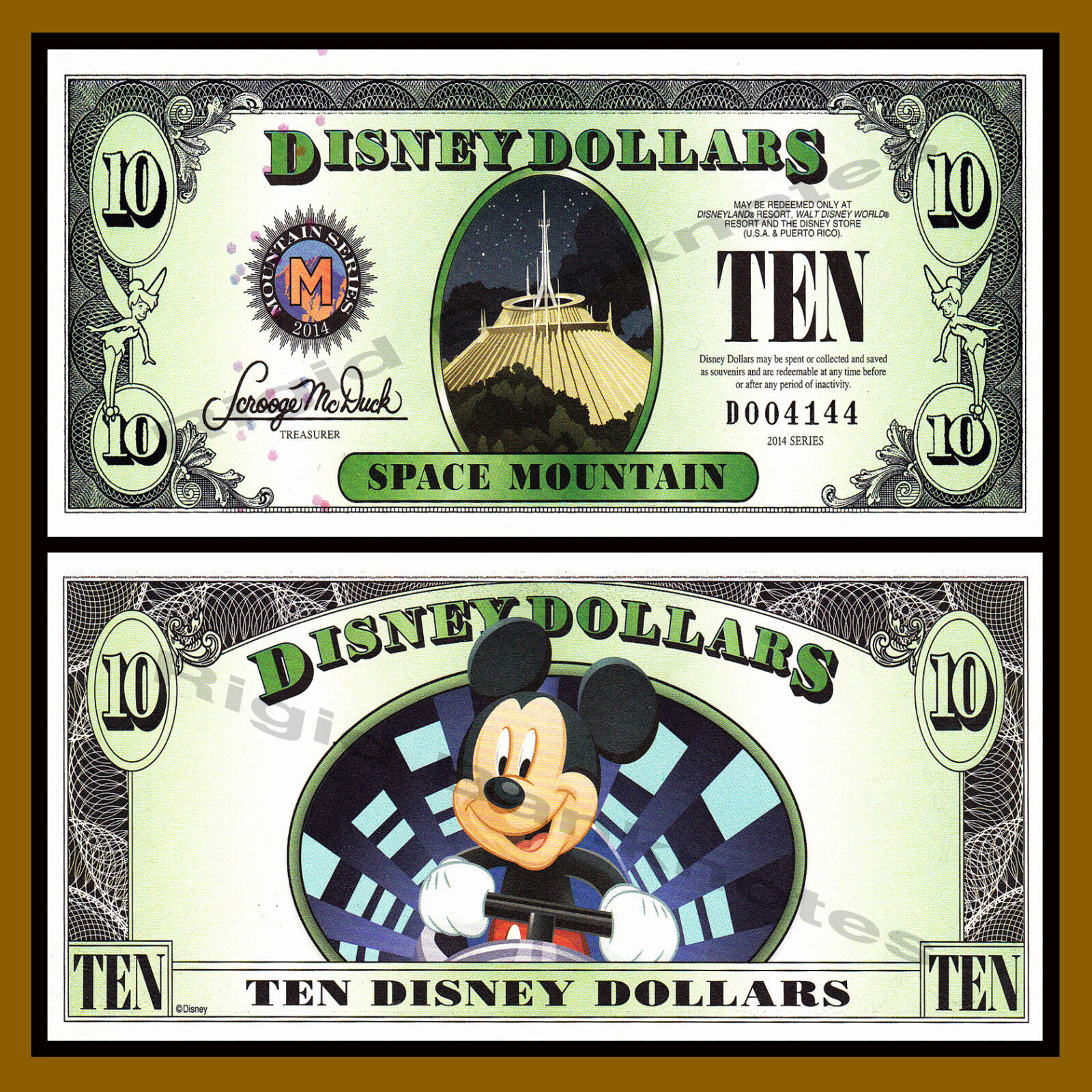 Disney 10 Dollars, 2014 \
