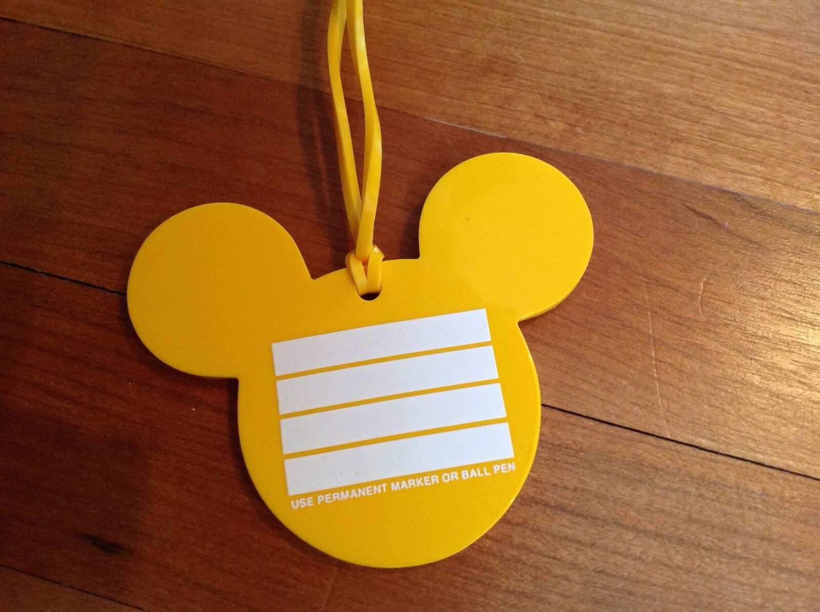 Disney Magic Kingdom Club Mickey Mouse Ears Luggage Tag NLA Collector,Rare,NEW