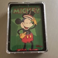 Disney Mickey Mouse Mini Playing Cards 54 Standard Cards In Plastic Case  picture