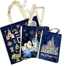 NWT Walt Disney World 50th Anniversary Reusable Tote Bags S M L Set  picture