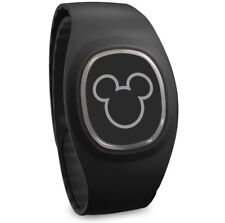 Disney World Parks Black Mickey Magicband+ Plus Solid Color Unlinked - NEW picture