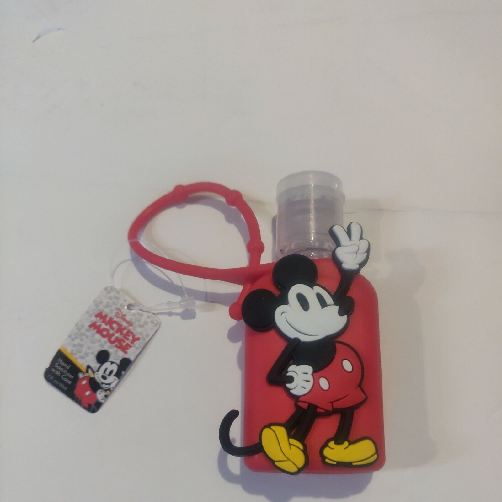 Disney Mickey Mouse Sanitizer Refillable 1floz/ Red Case New With Tag