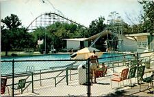 Vintage Postcard Joyland Park Roller Coaster Wichita Kansas A8 picture