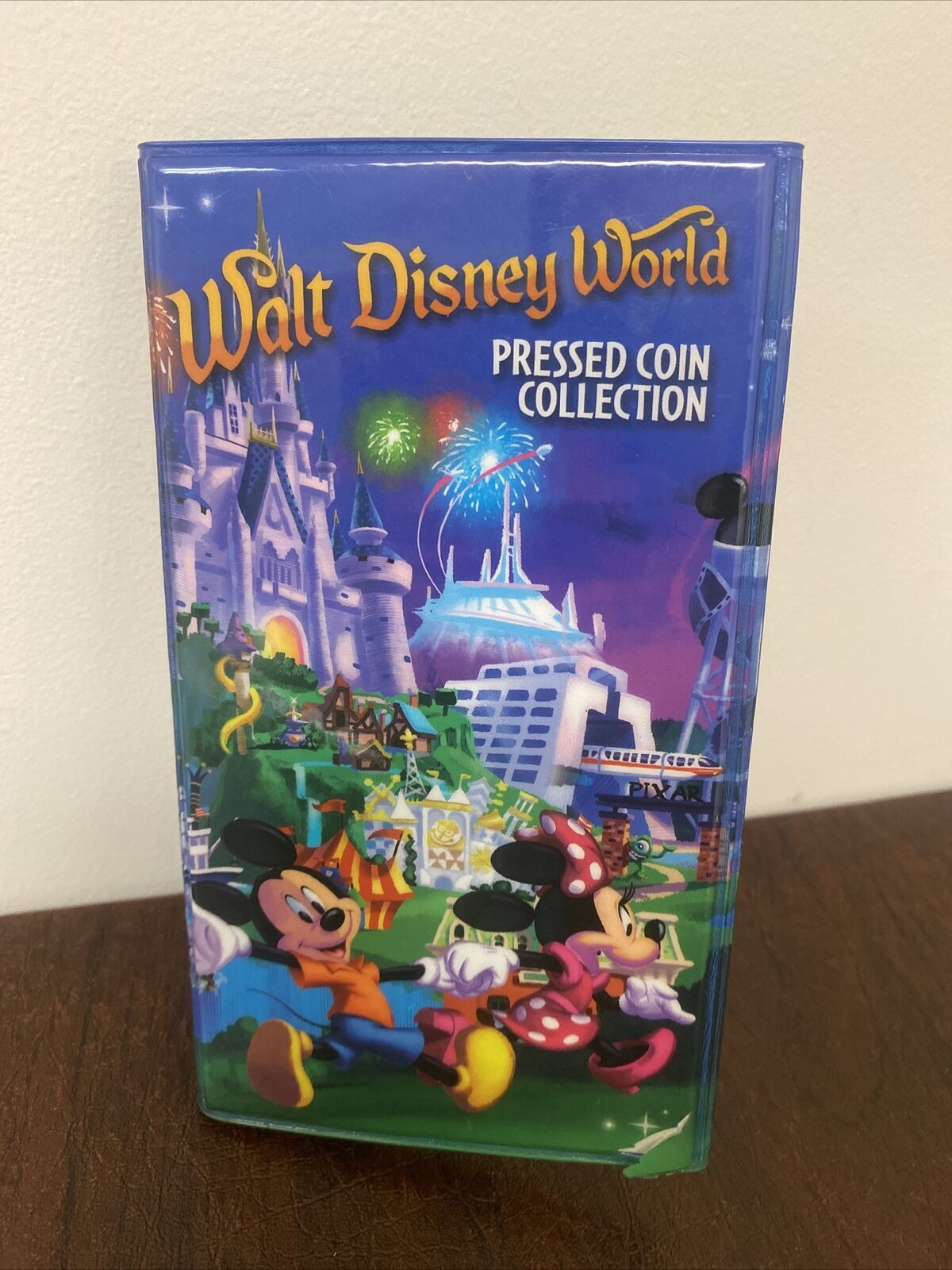 Walt Disney World Pressed Penny/Quarter Collection Book - 57 Coins