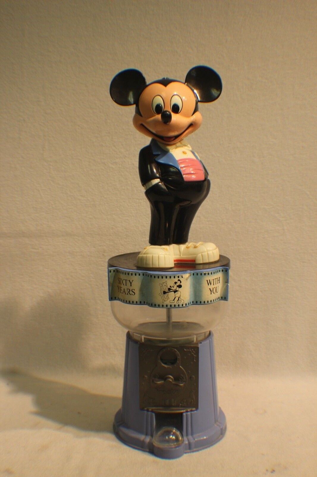 Disney Mickey Mouse 60th Anniversary Gumball Machine (1988) by Superior Toys MFG