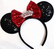 Princess Rhinestone Tiara Minnie Mouse Ears / Princess Ears / Disney Princess picture