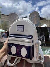 IN HAND. Disney Mickey Mouse Main Attraction Space Mountain Loungefly Backpack picture