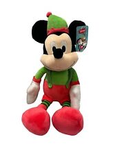 Disney Mickey Mouse Plush - Mickey Holiday Plush- Mickey Christmas Plush 18' picture