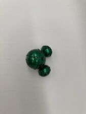 Disneyland Holiday Mickey Mouse Shaped Glitter Jingle Bell Glow Cube Green 2023 picture