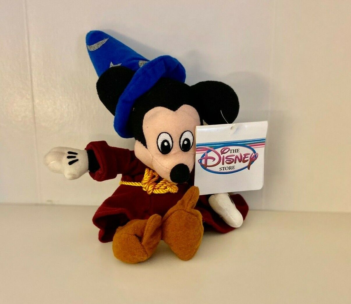 Disney Store Sorcerer Mickey Mouse Mini Bean Bag Plush 