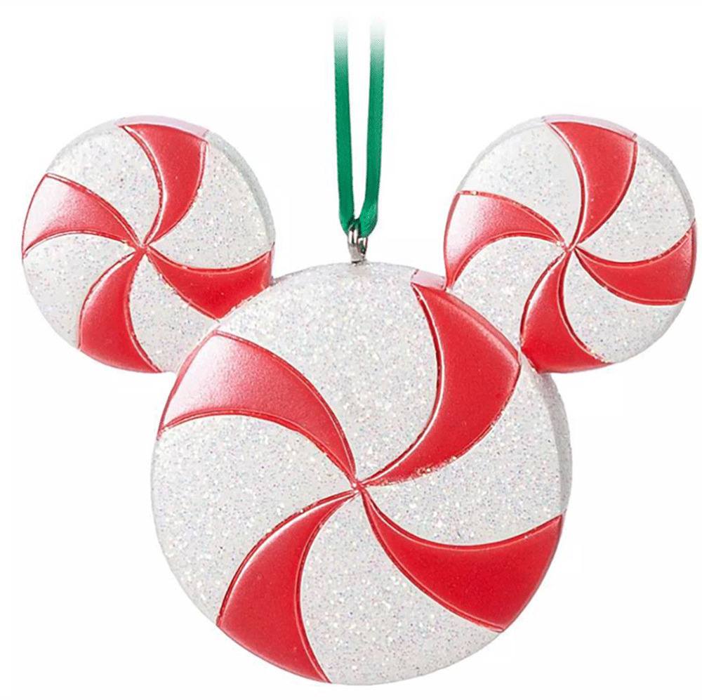 Disney Parks Mickey Mouse Peppermint Ornament