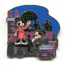 Disney Pin Mary Poppins Mickey Mouse & Minnie (Slides) Great Movie Ride Moments picture