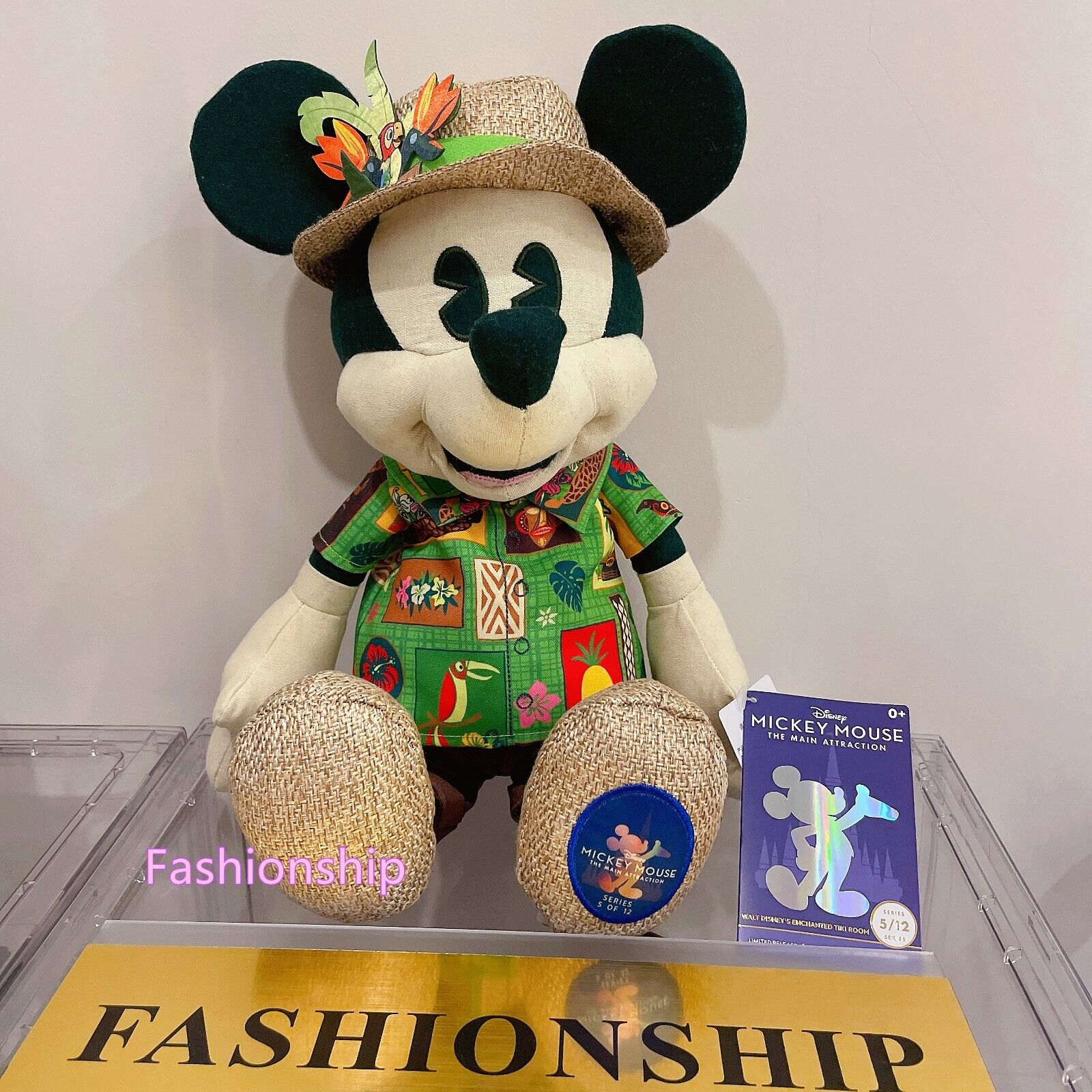 Disney store authentic Mickey mouse the main attraction May Plush Tiki room 5th