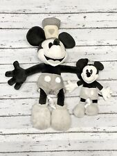 Disney Mickey Mouse Steamboat Willie Plush Lot Of 2 picture