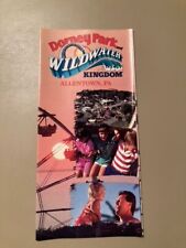 VINTAGE 1990 Dorney Park Allentown amusement park brochure guide roller coaster picture