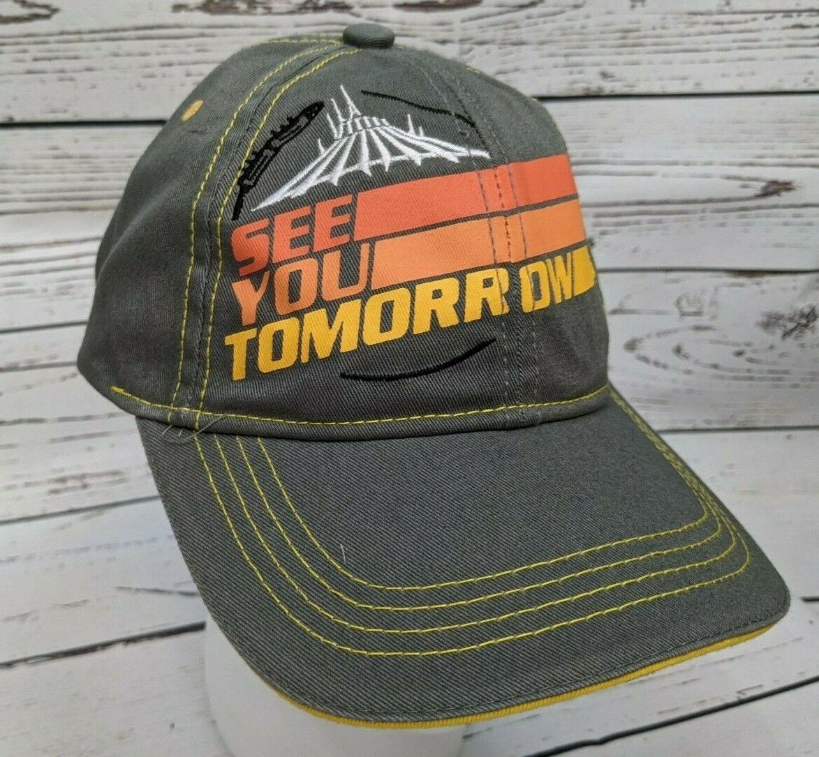 Disney Parks New See You Tomorrow Space Mountain Baseball Cap Hat NWT