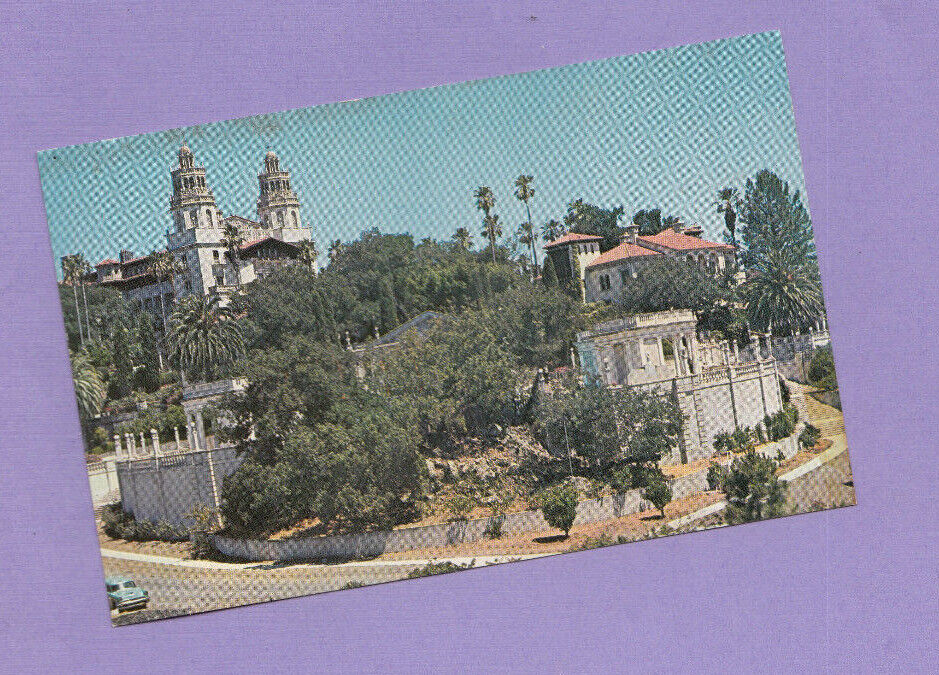 California CA San Simeon Hearst State Historical Monument Postcard CASTLE GROUND