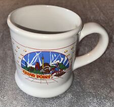 Vintage Cedar Point Roller Coaster Amusement Coffee Mug  No Chips No Stains O picture