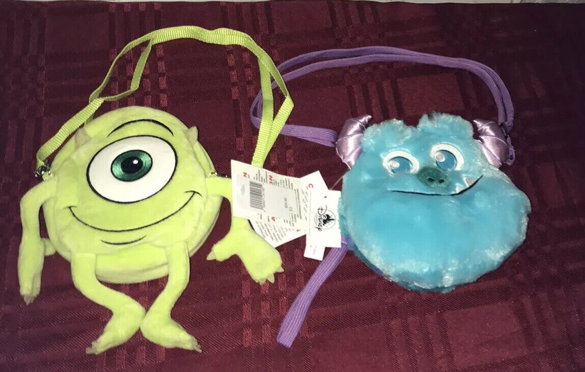 Disney Parks Monsters Inc Sulley And Mike Mini Purse Set NEW