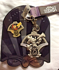 Disney Hollywood 25th Anniversary Lanyard Medal & Pin, New, New Lanyard too picture