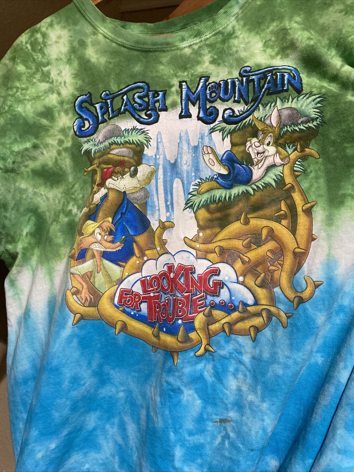 Vintage Disney Parks Splash Mountain T shirt size XL