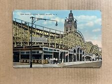 Postcard Coney Island NY New York The Bobs Roller Coaster Amusement Park picture