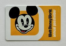 WALT DISNEY Annual Pass Holder Mickey Mouse , Disney World. Unused Perfect picture