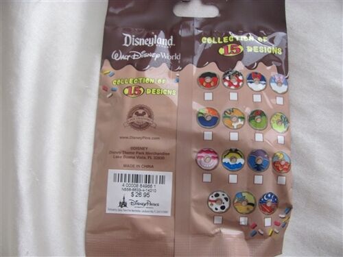 Disney Trading Pins 106581 Mickey Mouse and Friends Donut Mystery Mini-Pin Pack