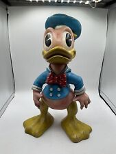 Disneys ANTIQUE  Donald Duck Hard Plastic Wear On It Because Of Age 13x8 Large picture