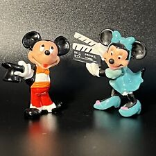 Mickey & Minnie Mouse Mini PVC Figures RARE Applause Hong Kong 1980s Vintage VG picture
